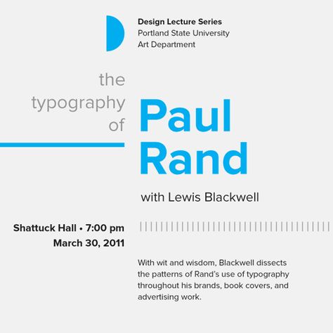 Typographic hierarchy. Via walking paper. #typography #design Hierarchy Examples, Design Hierarchy, Paper Typography, Lecture Poster, Typographic Layout, Typo Poster, Graphic Design Images, Paul Rand, Typography Love