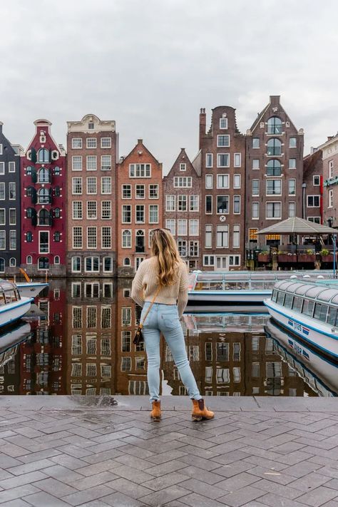 Amsterdam For A Day, Most Instagrammable Places In Amsterdam, Photos In Amsterdam, Photo Ideas In Amsterdam, Jordaan Amsterdam Photos, Amsterdam Poses Photo Ideas, Pictures In Amsterdam, Amsterdam Ideas Photos, Photo Ideas Amsterdam