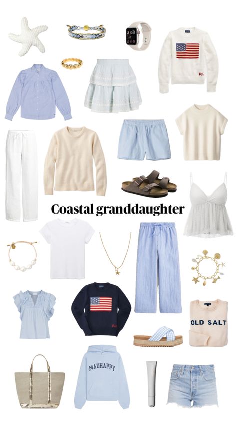 Grandma Outfit Aesthetic, Grandma Aesthetic Outfit, Grandmother Clothes, Grandma Clothes, Scandi Fashion, Cute Beach Outfits, Grandma Fashion, Coastal Granddaughter, Coastal Grandmother