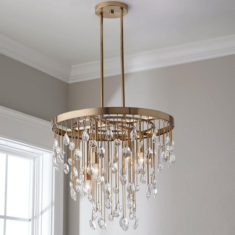 Crystal Springs Chandelier Rh Crystal Chandelier, Crystal Farmhouse Chandelier, Bathtub Chandelier Master Bath, Bathroom Chandelier Over Tub, Bathtub Chandelier, Chandelier Over Bathtub, Chandelier Over Tub, Tub Chandelier, Closet Chandelier