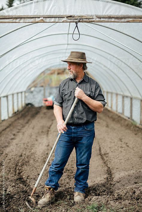 Farmer Reference, Gardening Outfit Aesthetic, Farmer Photoshoot, Male Gardener, Farmer Photo, Farmer Photography, Agriculture Photography, Farmer Life, Old Farmer