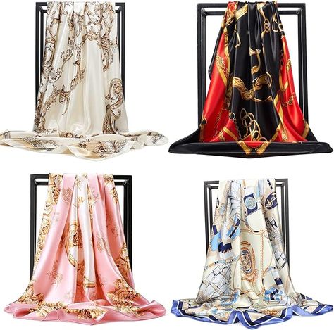 Everyone needs a silk scarf. All hair types can benefit from a silk scarf. Contains frizz for a smooth finish when you wake up in the morning. #ad Satin Hair Wrap, Hair Wrapping, Satin Background, Cashmere Winter Scarf, Mens Cashmere Scarf, Large Square Scarf, Silk Scarf Hair, Hair Wrap Scarf, Designer Scarf