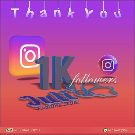 Colourful and beautiful graphic design for thanking and appreciating followers on Instagram, as the numbers hits 1k 1k Followers Thank You Instagram, 1k Background, 1k Followers Thank You, 1k Followers Instagram, 1k Followers Background Editing, 10k Instagram Followers, Cute Facebook Cover Photos, Lord Shiva Sketch, Shiva Sketch