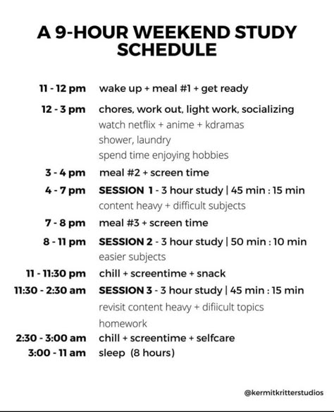 9 hours study schedule Weekend Study Schedule, Study Planner Ideas, Homework Schedule, Back To University, Aesthetic Planner, Exam Study Tips, Week Schedule, Now Quotes, Best Study Tips