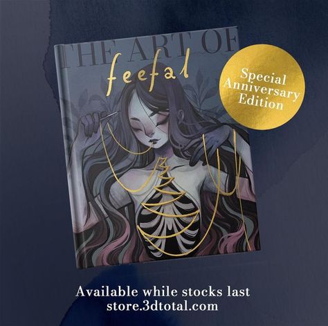 3dtotal on Instagram: "The Art of Feefal Kickstarter anniversary is today. To celebrate, we are offering a special edition! Link is in our bios ✨If you order via the link, you'll receive a signed copy with 3 prints! A cute mini print, a limited poster featuring the cover artwork, and a pull-out print in the book. #3dtotal #SmallBusiness #Feefal #art #illustration #digitalart #artbook #artcommunity #artist #arttutorial" Feefal Art, Artbook Design, Cover Artwork, Poetry Books, Community Art, Portfolio Design, Art Illustration, Art Tutorials, Cover Design