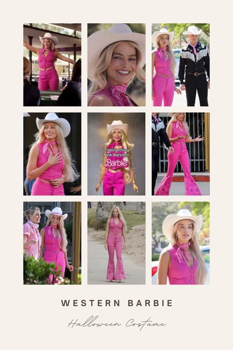 Western Barbie, Disco Outfits, 80s Hippie, Barbie Halloween Costume, Outfit Barbie, Barbie Halloween, Barbie Birthday Party, Cowgirl Costume, Barbie Ken