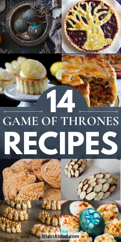 14 Game of Thrones recipes and party food for the ultimate Game of Thrones series marathon! From dragon eggs to house sigil cookies, there's something for every Game of Thrones fan #gameofthrones Essen, Fall Party Appetizers, Game Of Thrones Food, Hobbit Food, House Sigil, Fall Party Food, Medieval Recipes, Game Of Thrones Party, Game Of Thrones Series