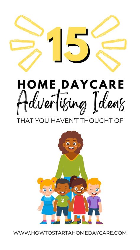 Home Daycare Advertising Ideas Home Daycare Advertising Ideas, At Home Childcare Ideas, Daycare Centre Ideas, Childcare Advertising Ideas, Daycare Advertising Flyers, Preschool Advertisement Ideas, Daycare Grand Opening Ideas, Daycare Flyers Ideas, Daycare Advertising Ideas