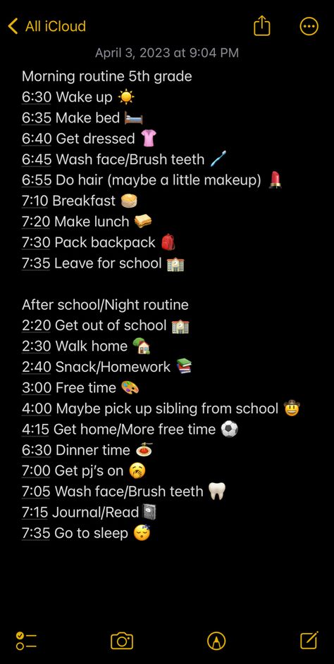 Morning And Night Routine, Before School Routine, School Night Routine, Night Before School, Morning School, School Routine For Teens, Morning Routine School, Daily Routine Planner, Morning Routine Checklist