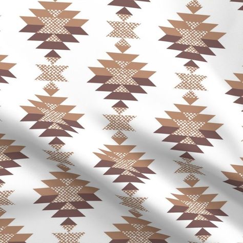 Fabric Sienna brown textured neutral Aztec diamonds rows Southern Wallpaper, Aztec Pattern Wallpaper, Aztec Background, Western Aesthetic Wallpaper, Aztec Wallpaper, Western Wallpaper, Aztec Fabric, Western Prints, Western Wallpaper Iphone