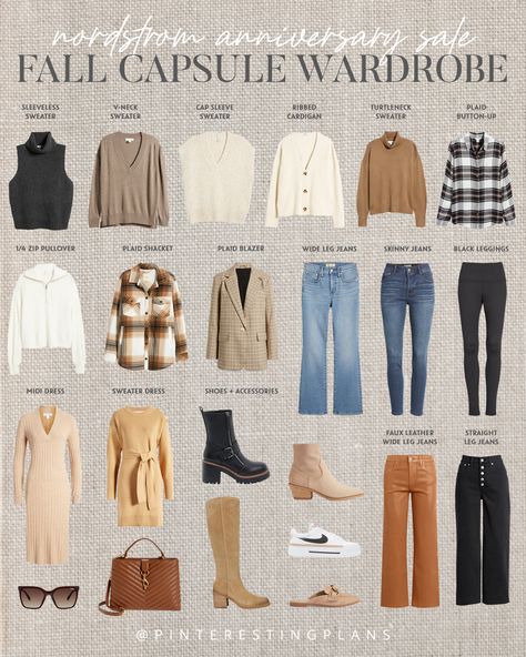 Nordstrom Anniversary Sale 202 Fall Capsule Wardrobe | Pinteresting Plans Blog Casual Mom Style Fall 2023, Staple Fall Wardrobe Pieces 2023, Texas Fall Capsule Wardrobe, Minimalist Fall Style 2023 Women, Call Capsule Wardrobe 2023, Kohls Fall Outfits 2023, Staple Fall Wardrobe Pieces, Fall Funeral Outfit, Cute Fall Party Outfits