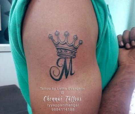 Letter M Tattoo, Letter M Tattoos, M Tattoo, Letter Tattoo, M Tattoos, Crown Tattoo, Letter M, Tattoo Lettering, Infinity Tattoo