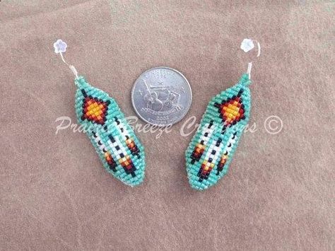 easy native american beaded earring tutorials | Native American Beaded Turquoise Sun - Curved Beadwork - Beaded ... Bead Sewing, Indian Beadwork, Native Beading Patterns, Beaded Earrings Native, Beadwork Designs, Native American Beaded Earrings, Native Beadwork, Brick Stitch Earrings, Handmade Earrings Beaded