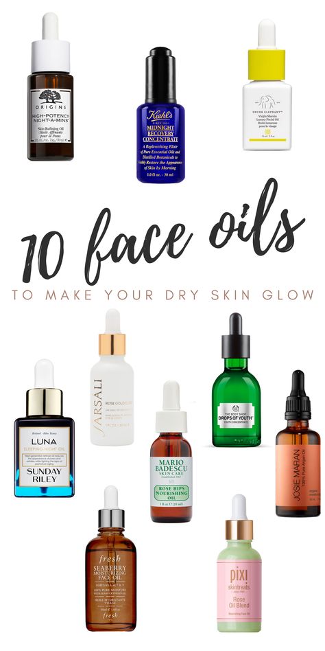 Good Face Oils, Best Face Cleanser For Dry Skin, How To Use Face Oil, Best Face Oils Skincare, Best Face Products For Dry Skin, Facial Oils For Dry Skin, Best Serums For Glowing Skin, Face Oils For Dry Skin, Best Body Oil For Dry Skin