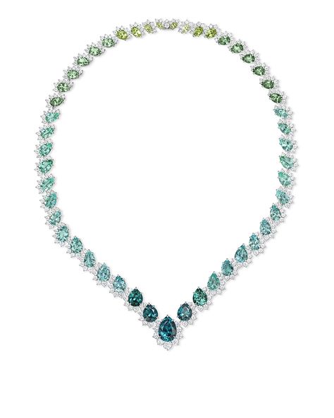 Harry Winston’s Majestic Escapes Collection Captures the Spirit of Wanderlust - Galerie Harry Winston Necklace, Harry Winston Ring, High Jewelry Design, Harry Winston Jewelry, Teal Jewelry, Opal Bangle, Jewelry Necklace Simple, Neck Pieces Jewelry, Diamond Girl