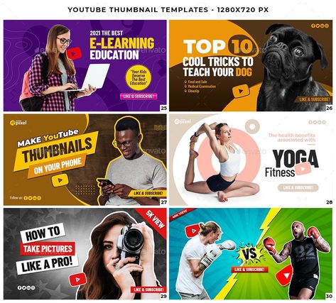 36 YouTube thumbnail templates to help you create high-quality thumbnails that will grab attention and boost your click-through rates. #YouTube #thumbnail . #Youtube_Thumbnail_Design #Youtube_Thumbnail_Template #Canva_Ideas #Youtube_Advertising Youtube Thumbnail Template, Youtube Cover, Youtube Advertising, Social Media Branding Design, Media Branding, Youtube Success, Youtube Thumbnails, Youtube Design, Youtube Channel Art