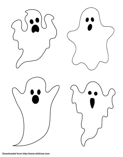 Draw A Ghost, Moldes Halloween, Bricolage Halloween, Halloween Kunst, Halloween Templates, Fall School, Adornos Halloween, Halloween Window, Halloween Cake