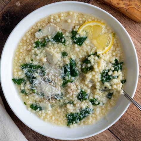 Pastina Egg Drop Soup (Stracciatella alla Romana) Italian Wedding Soup With Egg, Pastina Egg Drop Soup, Pastina Recipes With Egg, Pastina Soup Recipes, Italian Egg Drop Soup, Stracciatella Soup, Pastina Recipes, Italian Tortellini, Pastina Soup