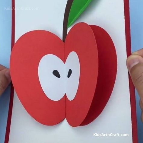 a* Apple Crafts for Kids Apple Crafts For Kids, Cards Making Ideas, Apple Paper, Apple Garland, Apple Crafts, Paper Apple, Coffee Filter Crafts, Apple Activities, Apple Craft