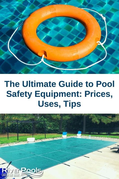 Safety is number one when it comes to any backyard swimming pool. If you are looking to increase the security of your pool area, check out our ultimate list of pool safety equipment to learn how you can keep your family safe year-round. #poolsafety #swimmingpools #safetyfirst Inground Pool Maintenance, Pool Safety Net, Pool Cleaning Tips, Backyard Improvements, Pool Safety Fence, Pool Safety Covers, Backyard Swimming Pool, Pool Nets, Automatic Pool Cover