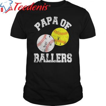 Mens Papa of Ballers Shirt Funny Baseball Softball, New Dad Gift Ideas Check more at https://teedenis.com/product/mens-papa-of-ballers-shirt-funny-baseball-softball-new-dad-gift-ideas/ Fatherhood Quotes, Tshirt Sayings, Baseball Dad Shirts, Sports Theme Birthday, Softball Gifts, Funny Baseball, First Time Dad, Dad Shirts, Baseball Humor