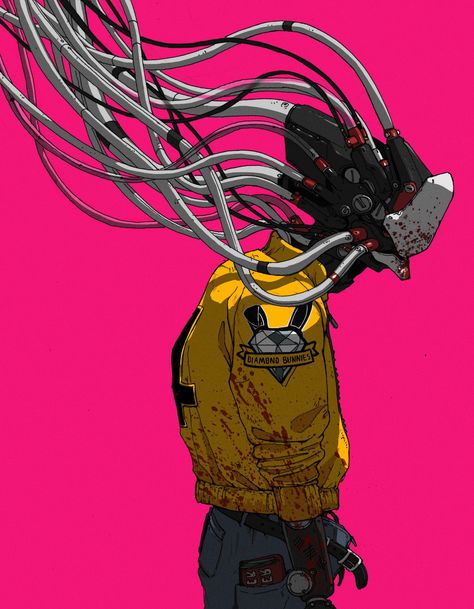 Cyberpunk Mode, Cyberpunk Male, Style Cyberpunk, Art Cyberpunk, Neon Noir, New Retro Wave, Cyberpunk Aesthetic, Soyut Sanat Tabloları, Arte Cyberpunk