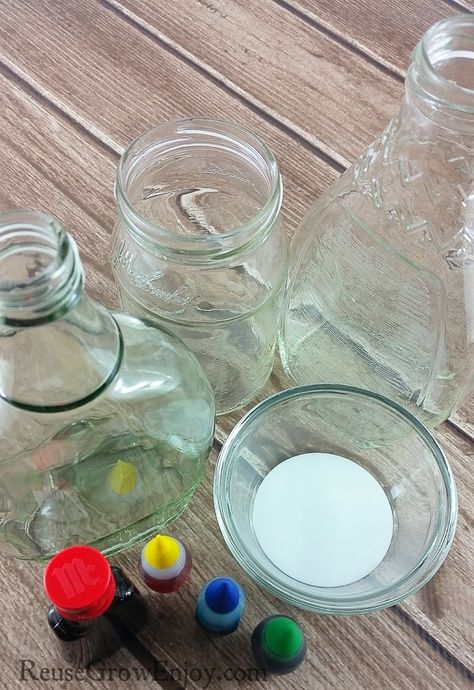 How To Color Glass So That It Looks Tinted Tinting Glass, Diy Recycled Projects, Prom Birthday, Translucent Glass, Recycled Projects, Colour Tint, Bottle Vase, Safety Glass, Jar Crafts