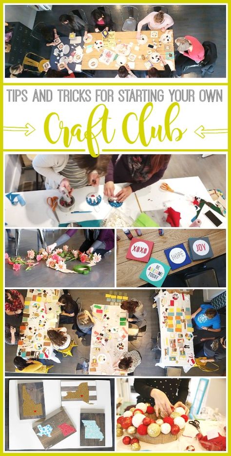 Creative Workshop Ideas For Women, Craft Club Ideas Ladies, Craft Class Ideas For Women, Craft Classes And Workshops, Craft Day Ideas For Women, Workshop Ideas For Women, Craft Club Ideas, Craft Workshop Ideas, Group Crafts For Women