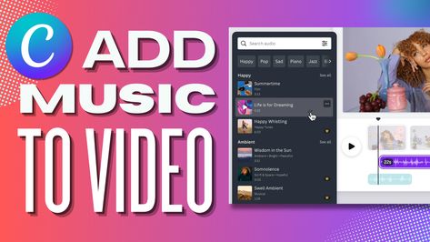 Are you ready to enhance your Canva videos with the magic of music? In this tutorial, we'll show you step-by-step how to add captivating soundtracks to your Canva video creations. It's easier than you think! We'll guide you through opening Canva's video editor, where the magic begins. If you're new to Canva video creation, we'll briefly cover how to design your video. Learn how to upload your own music or choose from Canva's extensive music library. How To Add Music To A Video, Canva Video, Canva Tips, Music Beats, First Youtube Video Ideas, Copyright Music, Music Clips, Video Ideas, Music Library