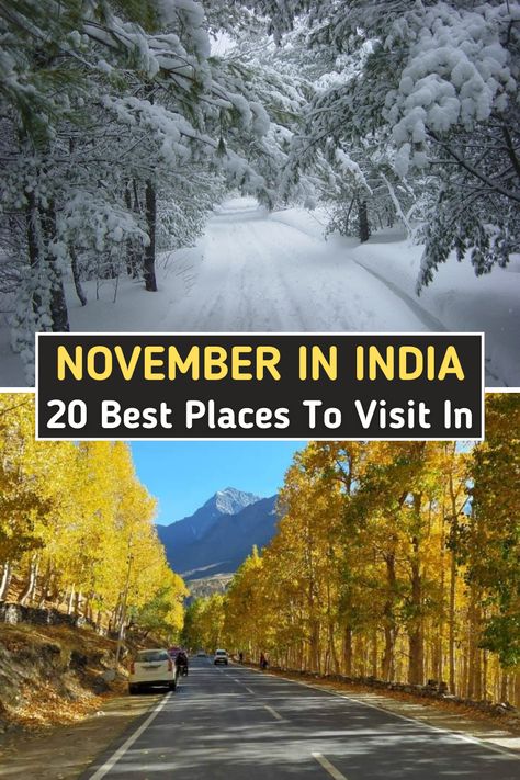 In this travel guide, we discussed the best places to visit in November in India. From Kashmir to Tamilnadu and Sikkim to Rajasthan, we tried to cover the best destination. Kashmir In November, Travel In India Places To Visit, Best Place To Travel In November, Must Visit Places In India, Best Places To Visit In November, Best Places To Travel In India, Autumn In India, Places To Travel In India, December Travel