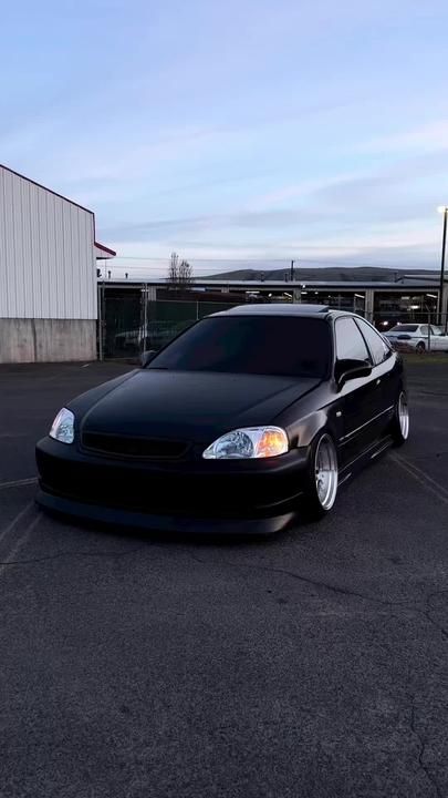 1999 Honda Civic Modified, Old Honda Civic Modified, Honda Modified, Honda Ek9, Black Civic, Ek Coupe, Honda Civic 1999, Honda Civic Ek9, Honda Civic New