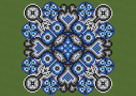 Radiance of Circles Minecraft Project                                                                                                                                                                                 More Minecraft Circle, Minecraft Floor Designs, Minecraft Circles, Minecraft Pattern, Pattern Flooring, Flooring Pattern, Minecraft Structures, Minecraft Banner Designs, Bangunan Minecraft