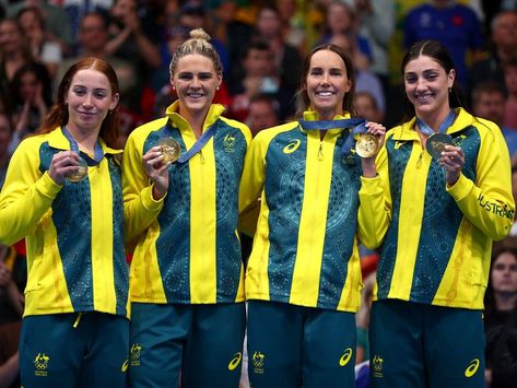 Broadcaster removed from 2024 Olympics for 'inappropriate comment' about Australian women's swim team Swimming Olympics, Olympics 2024, Olympic Swimming, 2024 Olympics, 2025 Vision, Swim Team, 2024 Trends, National Championship, Xmas Party