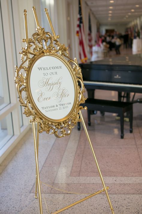 Wedding Welcome Sign Mirror, Fairytale Wedding Decorations, Cinderella Wedding Theme, Fairytale Wedding Theme, Baroque Wedding, Happily Ever After Wedding, Fairytale Bridal, Ever After Wedding, Disney Bridal Showers