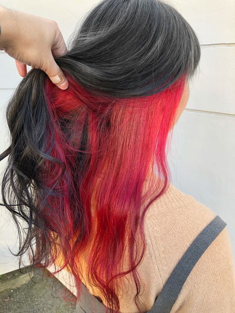 Under Hair Dye, Under Hair Color, Hair Dyed Underneath, Hidden Hair Color, Underlights Hair, Hair Color Underneath, Peekaboo Hair, Hair Color Streaks, Vlasové Trendy