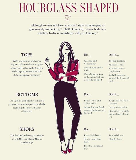 you-either-know-fashion-or-you-dont-17 Hourglass Body Shape Outfits, Hourglass Style, Mom Tummy, Hourglass Figure Outfits, Hourglass Outfits, Fashion Infographic, Becoming Minimalist, Hourglass Body Shape, Hourglass Fashion