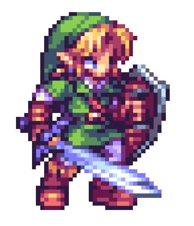 Pixel Link Zelda Banner Gif, Legend Of Zelda Banner, Link Pixel Art, Zelda Pixel Art, Pixel Art Gif, How To Pixel Art, Image Pixel Art, Pixel Characters, Pixel Animation