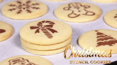 STENCIL SUGAR COOKIES | How Tasty Stenciled Cookies, Plain Sugar Cookies, Painted Sugar Cookies, Decorating Hacks, Holidays 2023, Powdered Eggs, Chocolate Wedding Favors, Chocolate Wedding, Vanilla Sugar Cookie