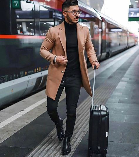 Rate this style ... Black Chelsea Boots Men Outfit, Black Boots Men Outfit, Brown Chelsea Boots Outfit, Black Chelsea Boots Outfit, Casual Boots Outfit, Brown Coat Outfit, Dress Boots Outfit, Chelsea Boots Men Outfit, Chelsea Boots Outfit