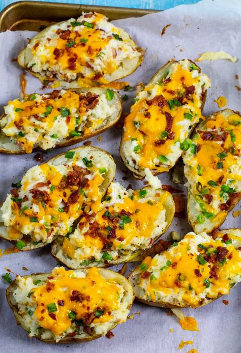 Twice Baked Jalapeno Popper Potatoes - Spicy Southern Kitchen Creamy Balsamic Dressing, Spicy Southern Kitchen, Jalapeno Popper Chicken, Cheese Cheddar, Stuffed Jalapenos With Bacon, Jalapeno Cheddar, Single Serving Recipes, Southern Kitchen, Jalapeno Popper