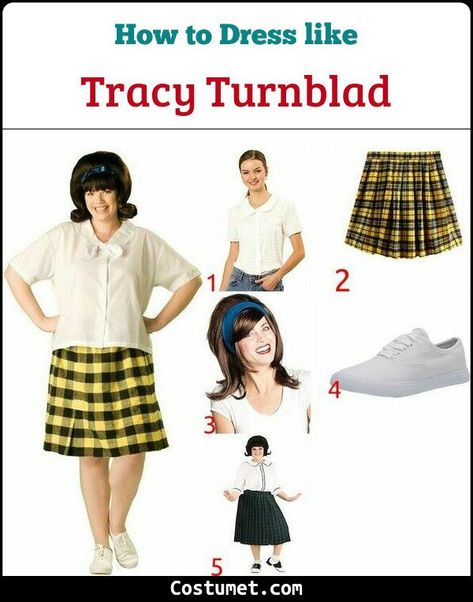 Tracey Turnblad Costume, Hairspray Halloween Costumes, Hairspray Movie Outfits, Hairspray Costume Ideas, Hairspray Outfits Ideas, Hairspray Musical Costumes, Tracy Turnblad Costume, Musical Costume Ideas, Hairspray The Musical