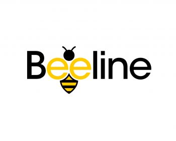 Beeline Logo Design Honey Logo Design Creative, Bee Logo Design Creative, Bee Logo Ideas, Honey Bee Logo, Bee Logo Design, Own Logo Design, See Logo, Lamp Logo, Logo Bee