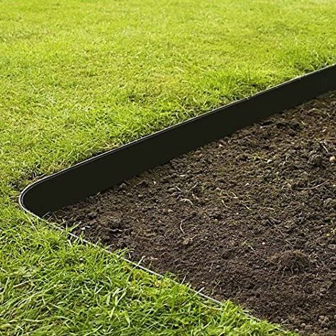 Amazon.com : Grass Barrier - Landscape Edging - 10" inch Depth - (20 feet) : Patio, Lawn & Garden Grass Edging, Soil Types, Metal Edging, Yard Ornaments, Edging Ideas, Sloped Garden, Lawn Edging, Landscape Edging, Lawn Maintenance