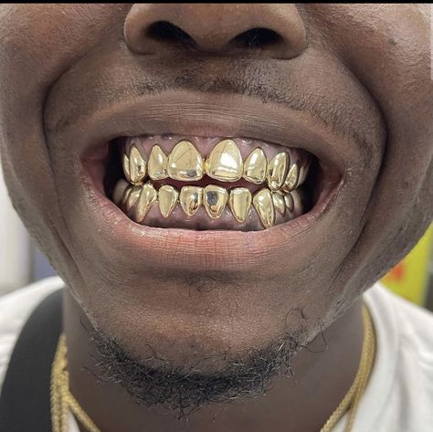 Gold Grills, Giger Alien, Gold Grill, Gold Teeth, Grilling, Motion, Gems, Paint, Chain