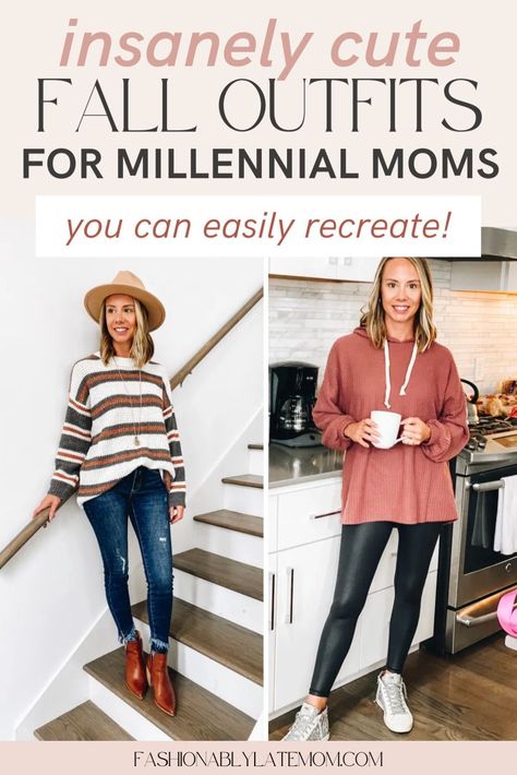 Discover Casual & Easy Fall Outfits for Moms that combine comfort with style. From cozy layers to versatile basics, find Easy Fall Outfits For Moms that suit your busy lifestyle. Fall Outfits For Moms, Trendy Mom Outfits Fall, Fall Mom Outfits, Busy Mom Outfits, Easy Fall Outfits, Mom Style Fall, Mom Outfits Fall, Outfits For Moms, Trendy Mom Outfits