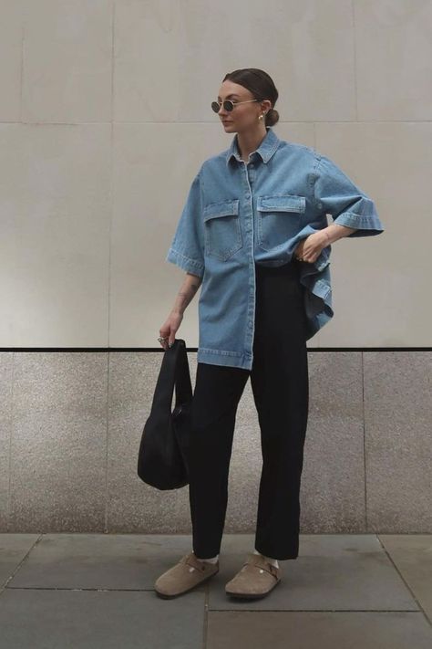 Oversize Jeans Outfit, Spring Outfits Jeans, Chloe Hayward, Jeans And T Shirt Outfit, Look Jean, Looks Street Style, March 17, Casual Work Outfits, T Shirt And Jeans