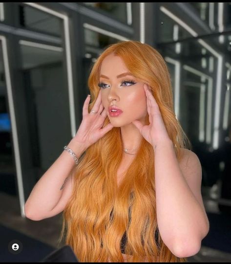 Golden Ginger Hair, Orange Hair Color Ideas, Adventure Music, Hair Color Orange, Wine Hair, Music Instagram, Hair Color Streaks, Rockabilly Hair, Ginger Hair Color