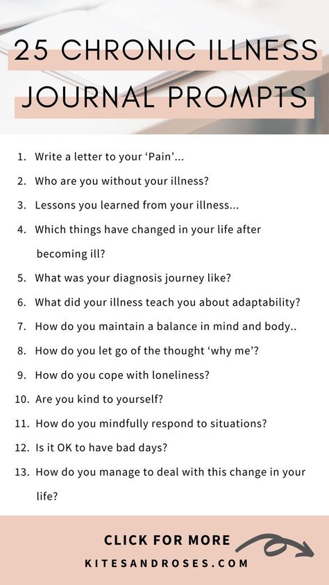 Here are the journal prompts for the chronically ill, which will help you cut through the noise of stigma and denial. #journaling #journalprompts #chronicillness #personalgrowth Growth Journal, Start Journaling, Journal Questions, Gratitude Journal Prompts, Spiritual Journals, Writing Therapy, Love Journal, Spiritual Beliefs, Health Journal