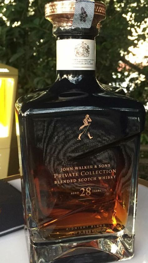 Johnnie Walker 2018 Midnight Blend | Whiskey drinks, Whiskey brands, Cigars and whiskey Expensive Whiskey Brands, Expensive Whiskey, Whisky Drinks, Spirit Drink, Whiskey Brands, Strong Drinks, Whisky Bottle, Blended Scotch Whisky, Whiskey Drinks