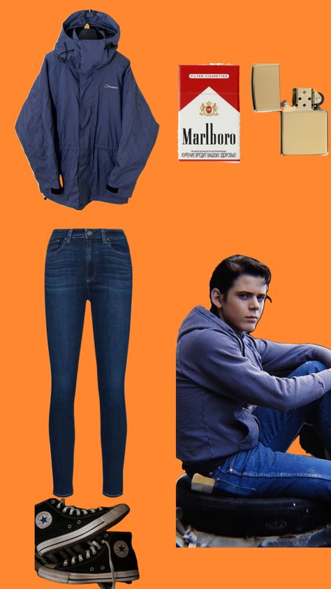 Pt. 3 of female outfit inspired by Ponyboy Curtis The Outsiders Outfits, Outsiders Outfits, 60s Fits, Ponyboy Curtis, Outfit Inspired, Simple Trendy Outfits, Shows And Movies, Trendy Outfits, The Outsiders